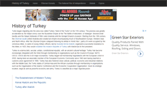 Desktop Screenshot of historyofturkey.com