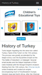 Mobile Screenshot of historyofturkey.com